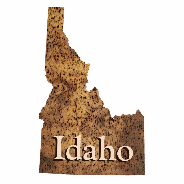 Idaho Spud Map Fotobeeldje Magneet (Voorkant)