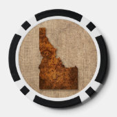 Idaho Spud Map Poker Chips (Achterkant)