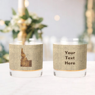 Idaho Spud Map Whisky Glas