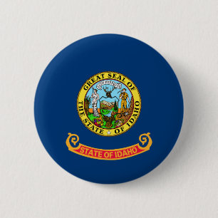 idaho staat vlag verenigd amerika - symbool ronde button 5,7 cm