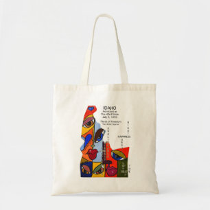Idaho State Art van Deprise Tote Bag