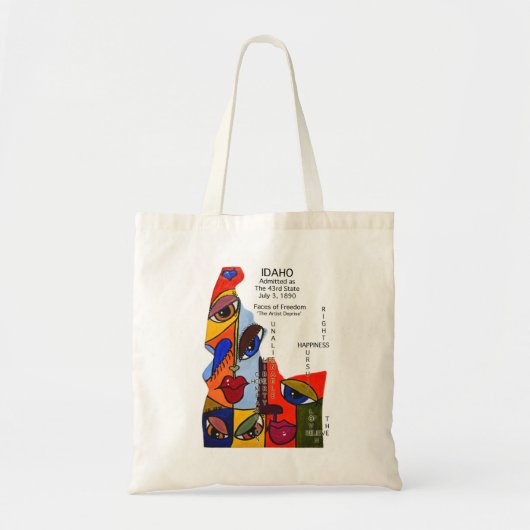 Idaho State Art van Deprise Tote Bag (Voorkant)