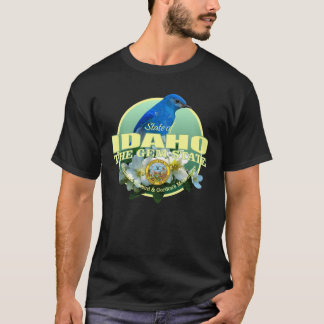 Idaho state bird flower Oversized T-shirt