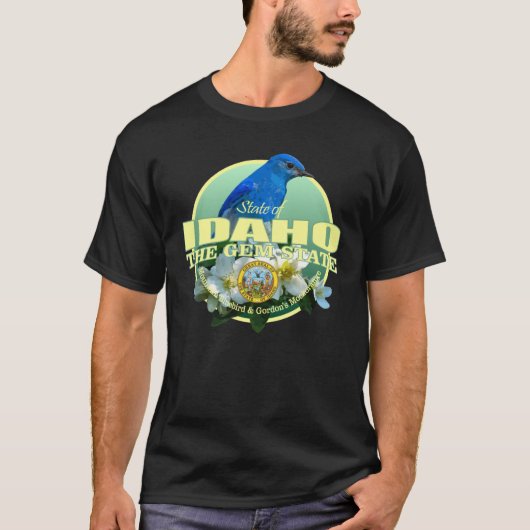 Idaho state bird flower Oversized T-shirt (Voorkant)