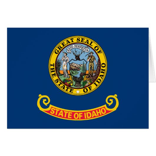 Idaho State Flag (Devant horizontal)