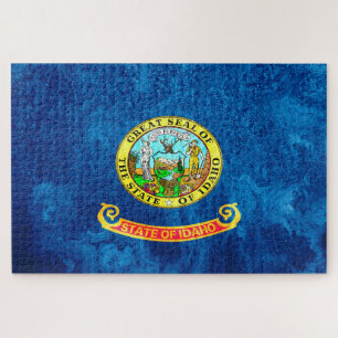 Idaho State Flag Grunge Legpuzzel