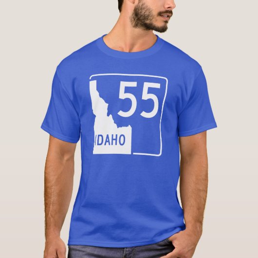 Idaho State Highway 55 T-shirt (Voorkant)