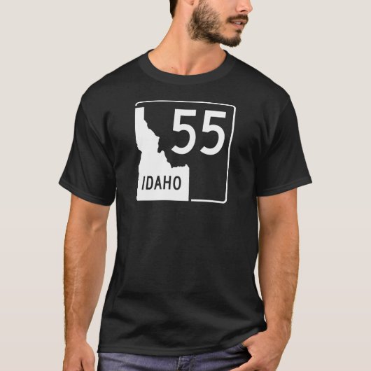 Idaho State Highway 55 T-shirt (Voorkant)