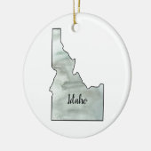 Idaho State Illustratie Keramisch Ornament (Links)