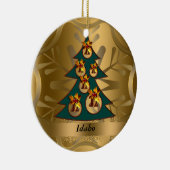 Idaho State-kerstversiering Keramisch Ornament (Rechts)