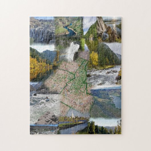 Idaho State Photo Collage 13 Images Jigsaw Puzzle (Vertical)