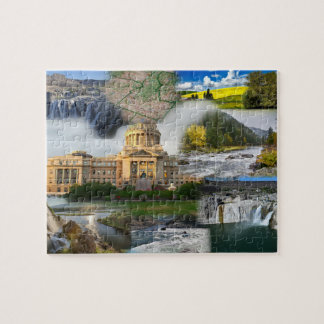 Idaho State Photo Collage 8 Photos Jigsaw Puzzle