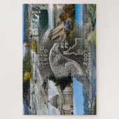 Idaho State Photo Collage 9 Afbeeldingen Jigzaag P Legpuzzel (Verticaal)