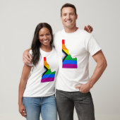 Idaho State Pride LGBTQ Progress Pride T-shirt (Unisex)