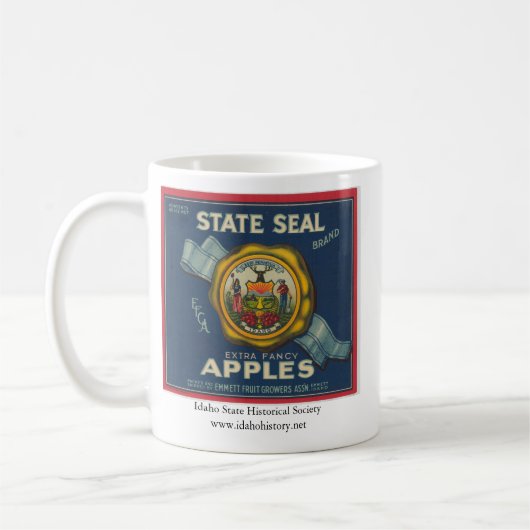 Idaho State Seal Apples Koffiemok (Links)