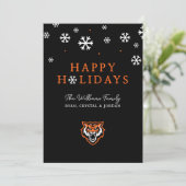 Idaho State University Bengaals Spirit Design Feestdagenkaart (Staand voorkant)