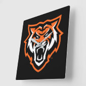 Idaho State University Bengaals Spirit Design Vierkante Klok (Hoek)