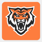 Idaho State University Bengaals Spirit Design Vierkante Sticker (Voorkant)