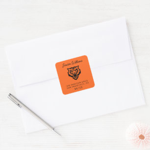Idaho State University Bengaals Spirit Design Vierkante Sticker