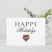 Idaho State University Bengals Spirit Ontwerp Feestdagenkaart (Staand voorkant)