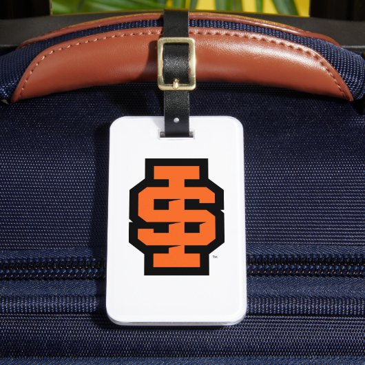 Idaho State University Bold Bengaals Logo Bagagelabel (Voorkant Insitu 2)
