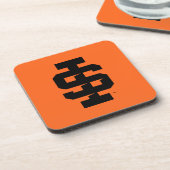 Idaho State University Bold Bengaals Logo Bier Onderzetter (Linkerzijde)