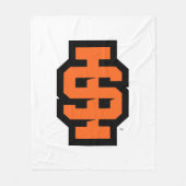 Idaho State University Bold Bengaals Logo Fleece Deken (Voorkant)