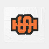 Idaho State University Bold Bengaals Logo Fleece Deken (Voorkant (Horizontaal))