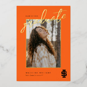 Idaho State University Bold Bengaals Logo Folie Uitnodiging