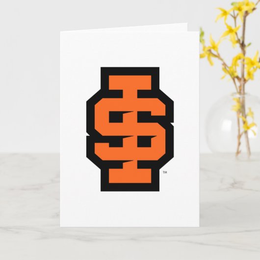Idaho State University Bold Bengaals Logo Kaart (Gele Bloem)