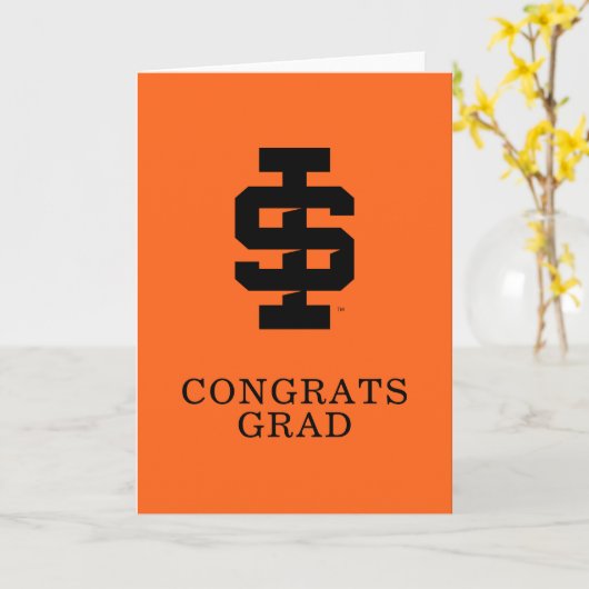 Idaho State University Bold Bengaals Logo Kaart (Gele Bloem)