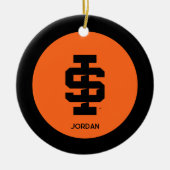 Idaho State University Bold Bengaals Logo Keramisch Ornament (Voorkant)