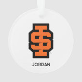Idaho State University Bold Bengaals Logo Ornament (achterkant)