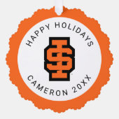 Idaho State University Bold Bengaals Logo Ornament Kaart (Voorkant)