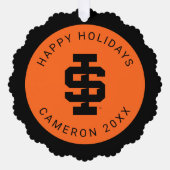 Idaho State University Bold Bengaals Logo Ornament Kaart (Voorkant)