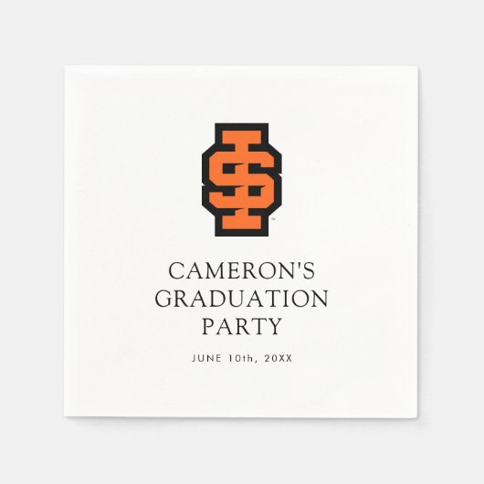 Idaho State University Bold Bengaals Logo Servet (Voorkant)