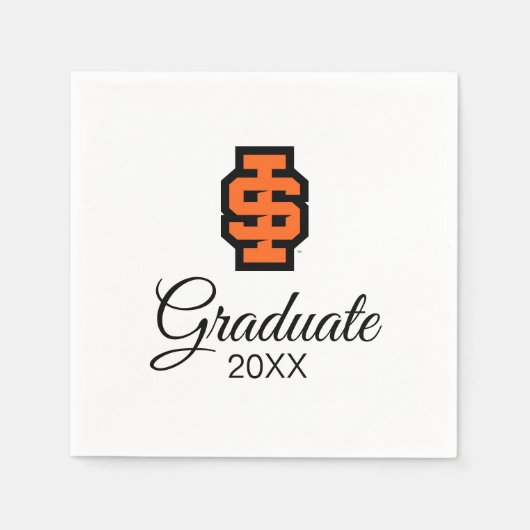 Idaho State University Bold Bengaals Logo Servet (Voorkant)
