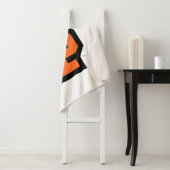 Idaho State University Bold Bengaals Logo Sherpa Deken (In situ)