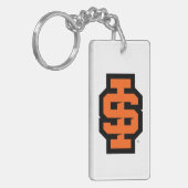 Idaho State University Bold Bengaals Logo Sleutelhanger (Voorkant Links)