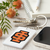 Idaho State University Bold Bengaals Logo Sleutelhanger (Voorkant Rechts)