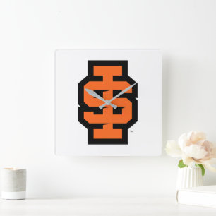Idaho State University Bold Bengaals Logo Vierkante Klok