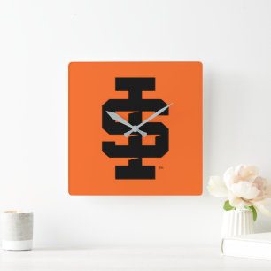 Idaho State University Bold Bengaals Logo Vierkante Klok