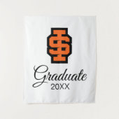 Idaho State University Bold Bengaals Logo Wandkleed (Voorkant)