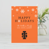 Idaho State University Dappere Bengalen Logo Feestdagenkaart (Staand voorkant)