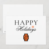 Idaho State University Dappere Bengalen Logo Feestdagenkaart (Voorkant / Achterkant)