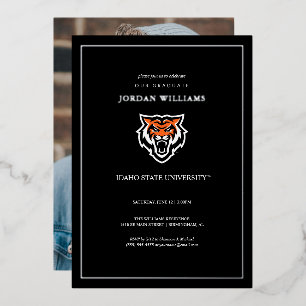 Idaho State University Dappere Bengalen Logo Folie Uitnodiging