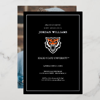 Idaho State University Dappere Bengalen Logo Folie Uitnodiging
