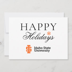 Idaho State University Officiële Logo-ontwerp Feestdagenkaart