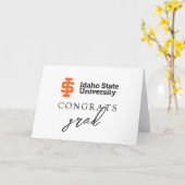 Idaho State University Officiële Logo-ontwerp Kaart (Gele Bloem)