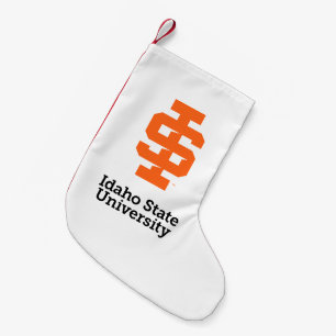 Idaho State University Officiële Logo-ontwerp Kleine Kerstsok